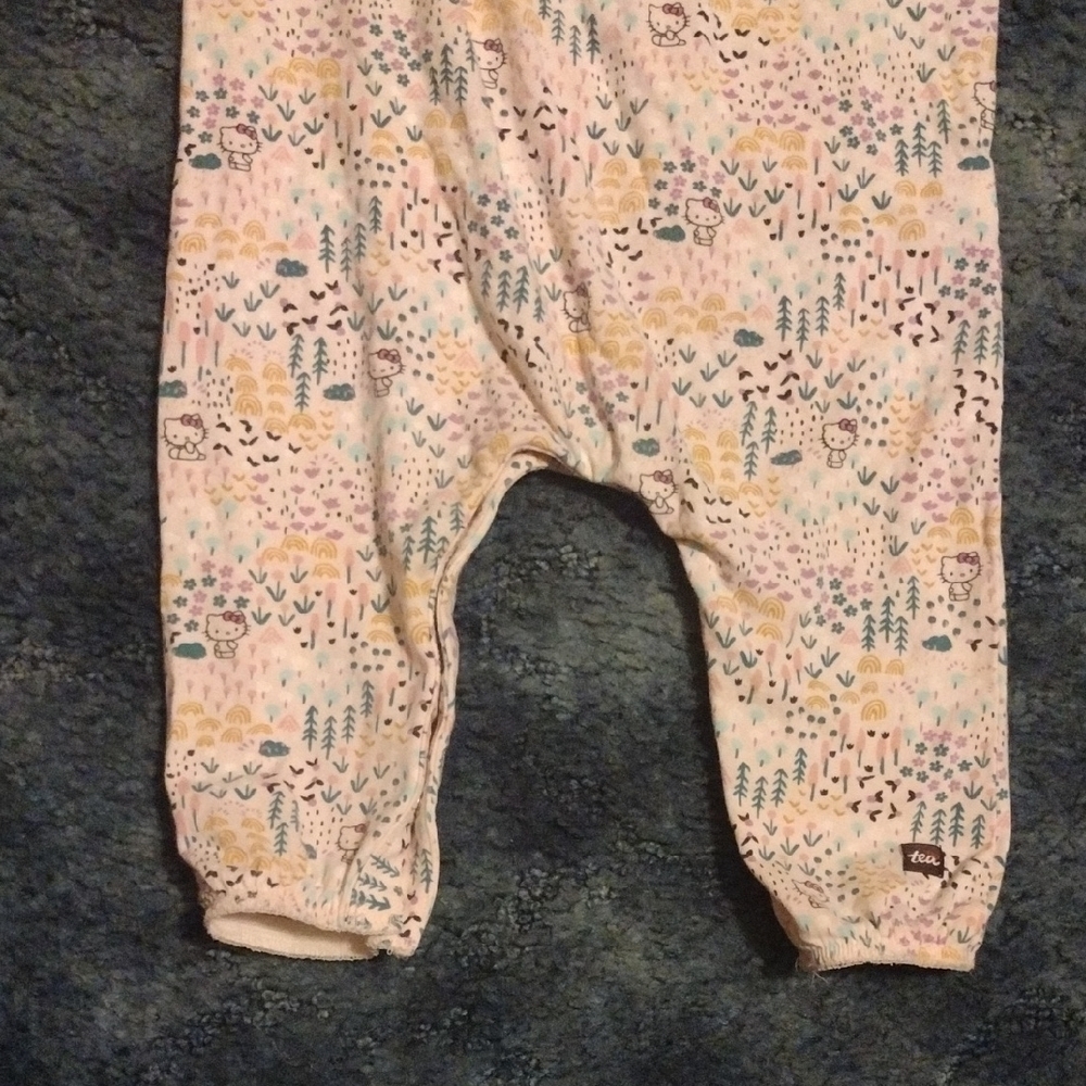 Hello Kitty Pink and Yellow Kids One Piece - Picture 10 of 10